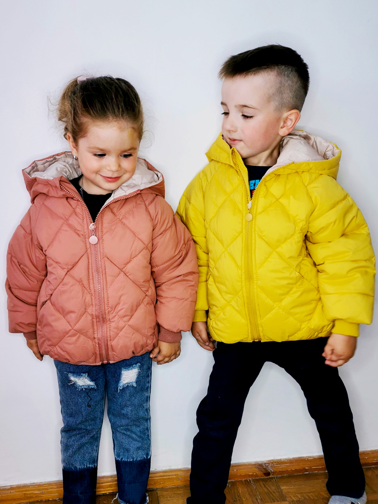 Down Coat Childrens Cottonpadded Parka Coats Thicken Warm Clothes Baby Girls Zipper Hooded Jacket Toddler Kids Boys Winter Outwear 221006
