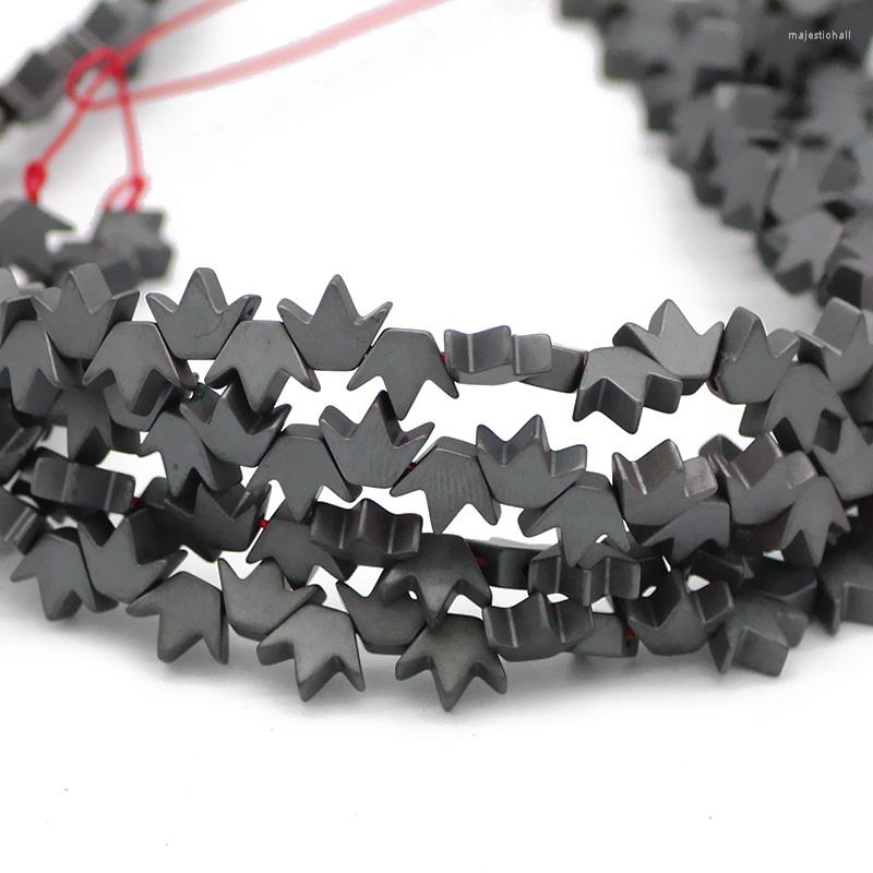 Beads Matte Black Crown Natural Hematite Stone Spacer Charm Loose For Jewelry Making DIY Bracelets Nacklace 8x6mm Accessories
Beads Matte Black Crown Natural Hematite Stone Spacer Charm Loose For Jewelry Making DIY Bracelets Nacklace 8x6mm Accessories