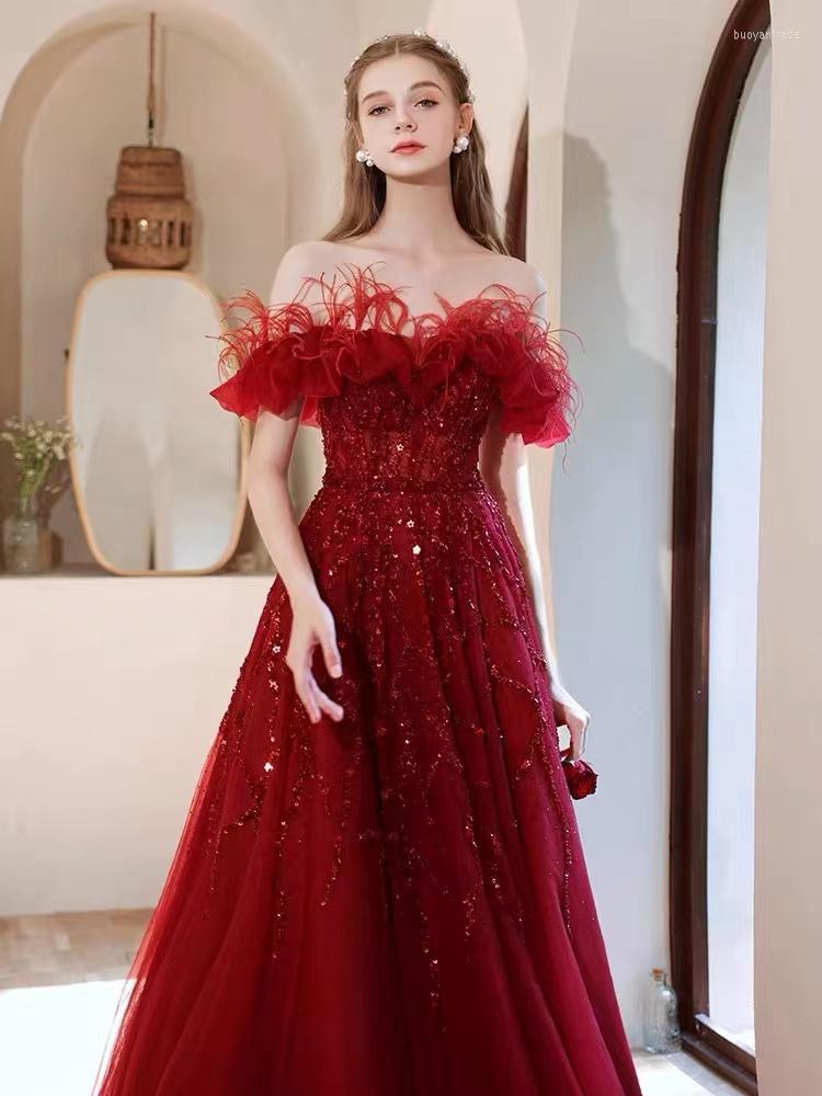 Party Dresses Red Luxury Sequined Feathers Long Sleeves Host Dress Formal Partydresses For Girls Gowns With Diamond HandmadeParty, Blue
Party Dresses Red Luxury Sequined Feathers Long Sleeves Host Dress Formal Partydresses For Girls Gowns With Diamond HandmadeParty, Blue
