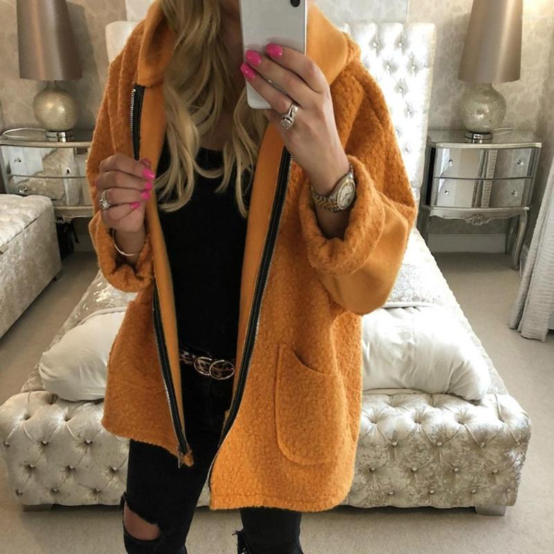 Women' Fur Arrival 2022 Winter Faux Coat Plush Keep Warm Zipper Jacket Female Casual Plus Size XXXL Chaqueta Mujer, Orange
Women' Fur Arrival 2022 Winter Faux Coat Plush Keep Warm Zipper Jacket Female Casual Plus Size XXXL Chaqueta Mujer, Orange