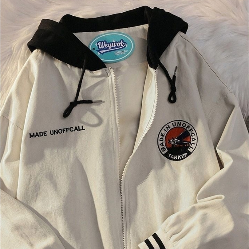 Mens Jackets allmatch American casual hooded jacket men and women loose oversized Harajuku longsleeved top ins 220930
Mens Jackets allmatch American casual hooded jacket men and women loose oversized Harajuku longsleeved top ins 220930