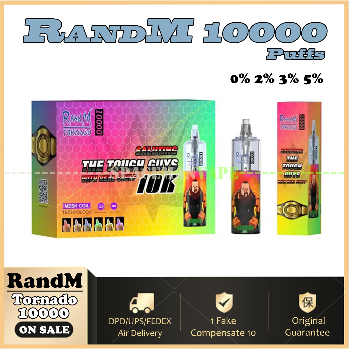 Original RandM Tornado 10000 Puffs 0%/2%/3%/5% E Cigarettes With 20ml Prefilled Mesh Coil Airflow Control Big Puff Rechargeable Disposable vapes VS 5200s 7000s 8000s 9000s
Original RandM Tornado 10000 Puffs 0%/2%/3%/5% E Cigarettes With 20ml Prefilled Mesh Coil Airflow Control Big Puff Rechargeable Disposable vapes VS 5200s 7000s 8000s 9000s