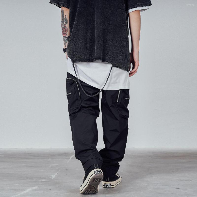 Men' Pants Casual Man Loose Elastic Waist Trousers Streetwear Pockets Cargo Men Techwear Tactical Functional, Black
Men' Pants Casual Man Loose Elastic Waist Trousers Streetwear Pockets Cargo Men Techwear Tactical Functional, Black