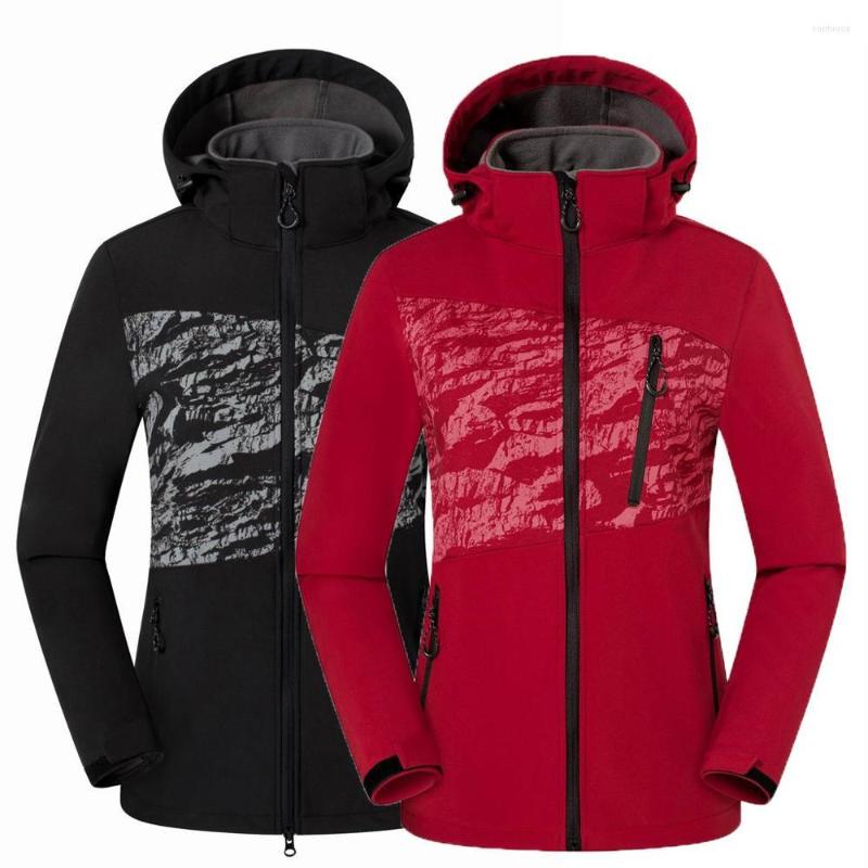Outdoor Jackets Women Fleece Softshell Jacket Winter Waterproof Sports Hiking Skiing Female Windproof Thermal Coats, Black
Outdoor Jackets Women Fleece Softshell Jacket Winter Waterproof Sports Hiking Skiing Female Windproof Thermal Coats, Black