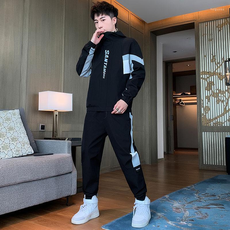 Men's Tracksuits Men's 2 Pcs/set Spring Autumn Sports Suit Casual Jacket Hooded Loose Outdoor, Black 2083-a3-1079
Men's Tracksuits Men's 2 Pcs/set Spring Autumn Sports Suit Casual Jacket Hooded Loose Outdoor, Black 2083-a3-1079