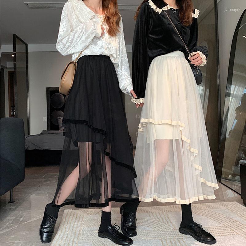 Skirts Woman Skirt Mesh Regular Stitching Pettiskirt Women' Spring Dress Mujer Faldas Saias Mulher, Black
Skirts Woman Skirt Mesh Regular Stitching Pettiskirt Women' Spring Dress Mujer Faldas Saias Mulher, Black