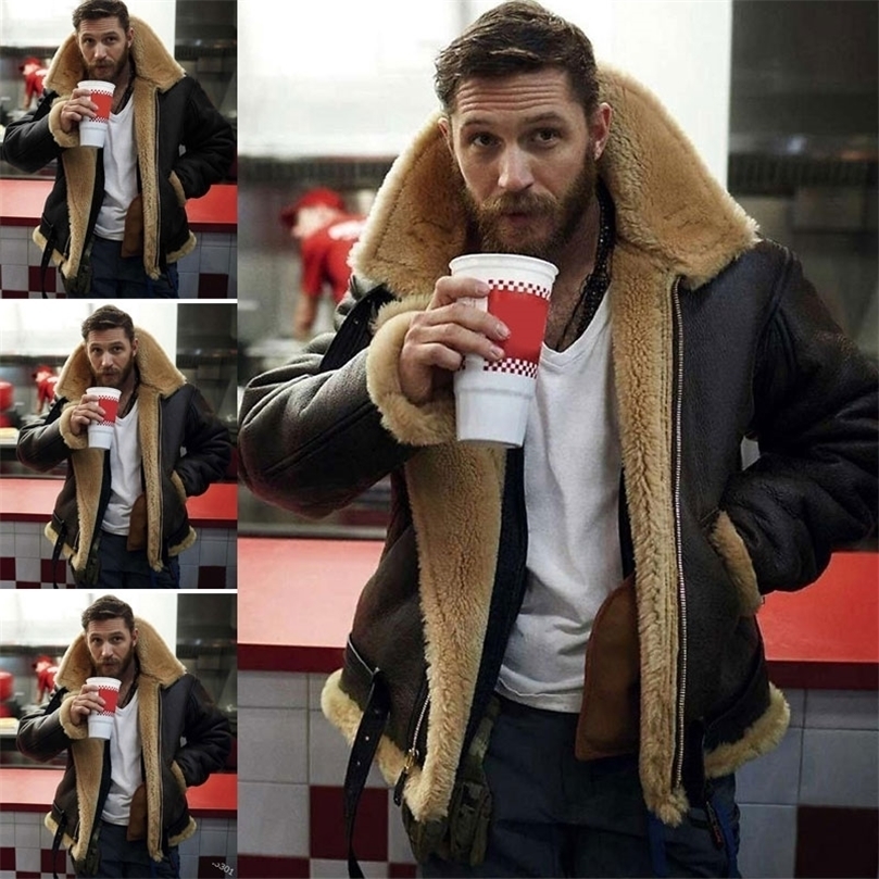 Mens Fur Faux Fur Men Clothing Winter Jacket Fashion Turn Down Collar Male Fur Fleece Thick Coats Mens Leather Outwear Streetwear Windbreaker 2201006, Black
Mens Fur Faux Fur Men Clothing Winter Jacket Fashion Turn Down Collar Male Fur Fleece Thick Coats Mens Leather Outwear Streetwear Windbreaker 2201006, Black