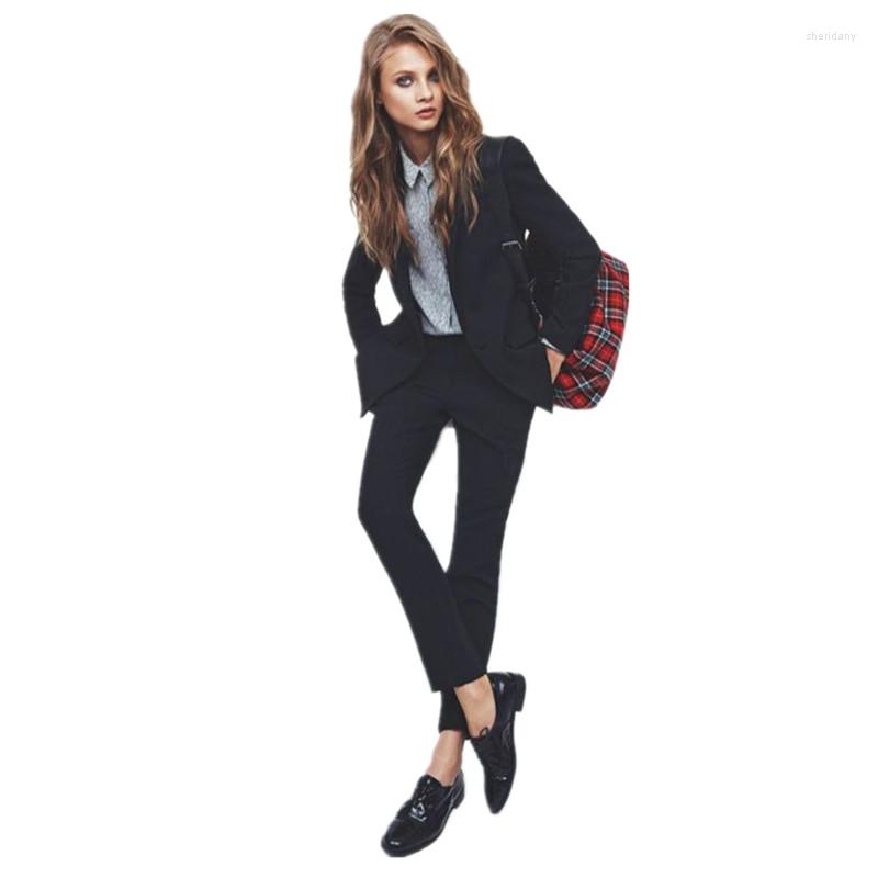 Women's Two Piece Pants Women Pant Suits Design Fashion Black 2 Formal Ladies Business Office Tuxedos Work Wear Bespoke
Women's Two Piece Pants Women Pant Suits Design Fashion Black 2 Formal Ladies Business Office Tuxedos Work Wear Bespoke