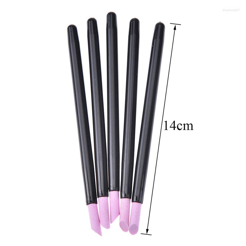 Nail Art Kits 5Pcs Quartz Stone Cuticle Pusher Remover Trimmer Scrub Pen Black Handle Pedicure Manicure Care Tools Set SKU000855
Nail Art Kits 5Pcs Quartz Stone Cuticle Pusher Remover Trimmer Scrub Pen Black Handle Pedicure Manicure Care Tools Set SKU000855