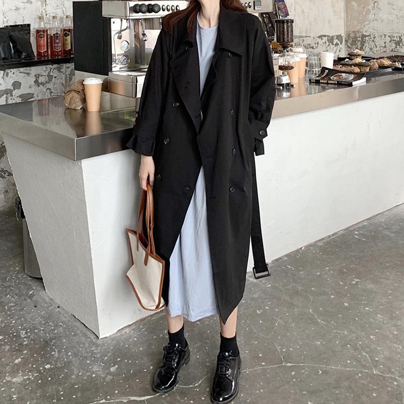 Women's Trench Coats Sell Ladies Est Windbreaker Women British-Style Fashion Double Breasted Long Coat Trendy Waist Hugging Women's, Black
Women's Trench Coats Sell Ladies Est Windbreaker Women British-Style Fashion Double Breasted Long Coat Trendy Waist Hugging Women's, Black