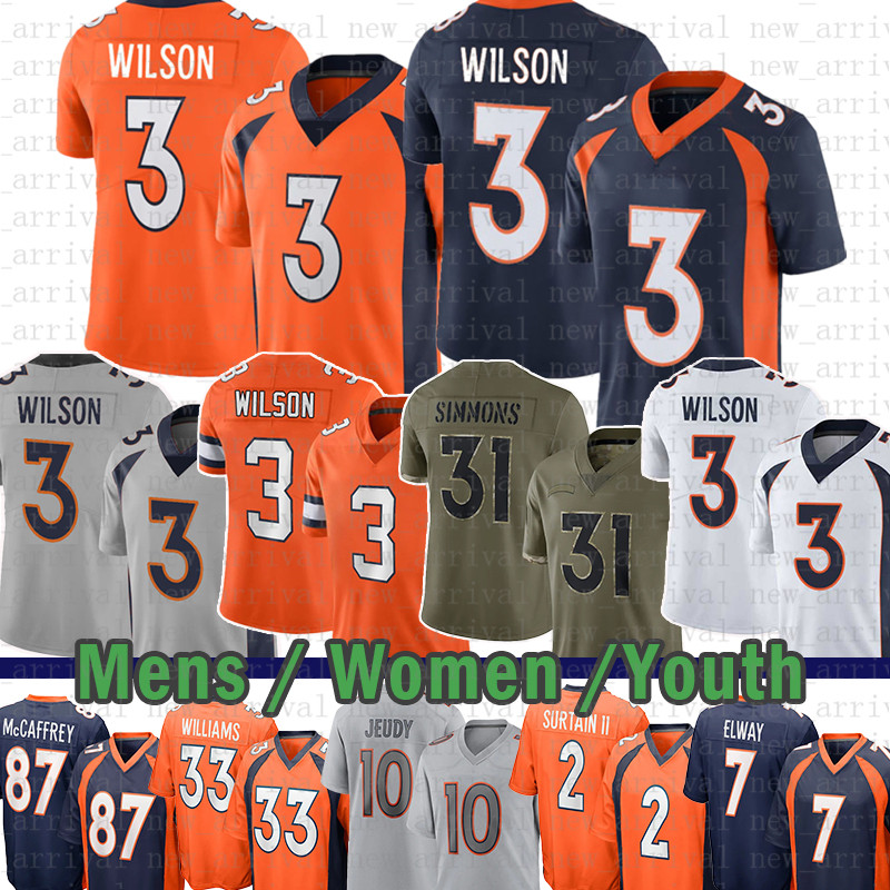 Peyton Manning Russell Wilson Football Jersey Patrick Surtain II Jerry Jeudy Justin Simmons Javonte Williams John Elway Denver Bradley Chubb Broncos Sutton, Youth(size:s-xl)-ym
Peyton Manning Russell Wilson Football Jersey Patrick Surtain II Jerry Jeudy Justin Simmons Javonte Williams John Elway Denver Bradley Chubb Broncos Sutton, Youth(size:s-xl)-ym