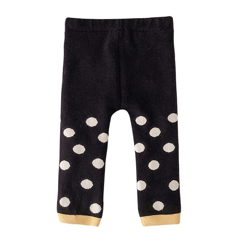Leggings Tights Boys Girl Pants thickening points Casual Small Spots Combed Cotton Stretch Children 1 7T 221006