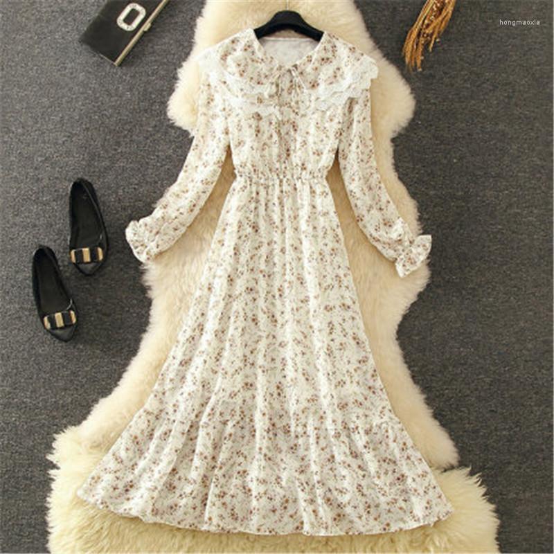 Casual Dresses Doll Collar Dress 2022 Spring Autumn Women' Clothing Style Chiffon Floral Fairy M219, Black
Casual Dresses Doll Collar Dress 2022 Spring Autumn Women' Clothing Style Chiffon Floral Fairy M219, Black