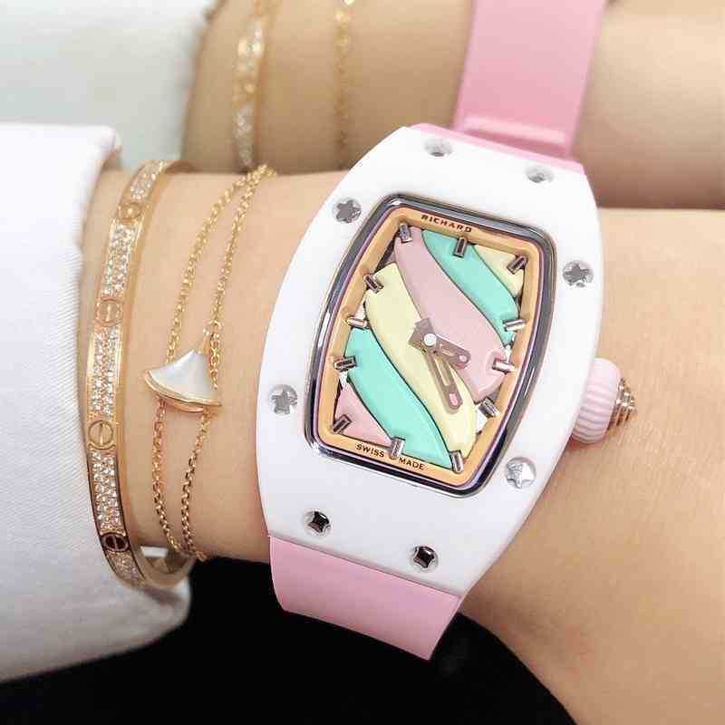 SUPERCLONE watches wristwatch designer Luxury mens Mechanics Watch Richa Milles Cotton Candy Women Color Red Lips Fashion Sports N7AT, Rose blue
SUPERCLONE watches wristwatch designer Luxury mens Mechanics Watch Richa Milles Cotton Candy Women Color Red Lips Fashion Sports N7AT, Rose blue