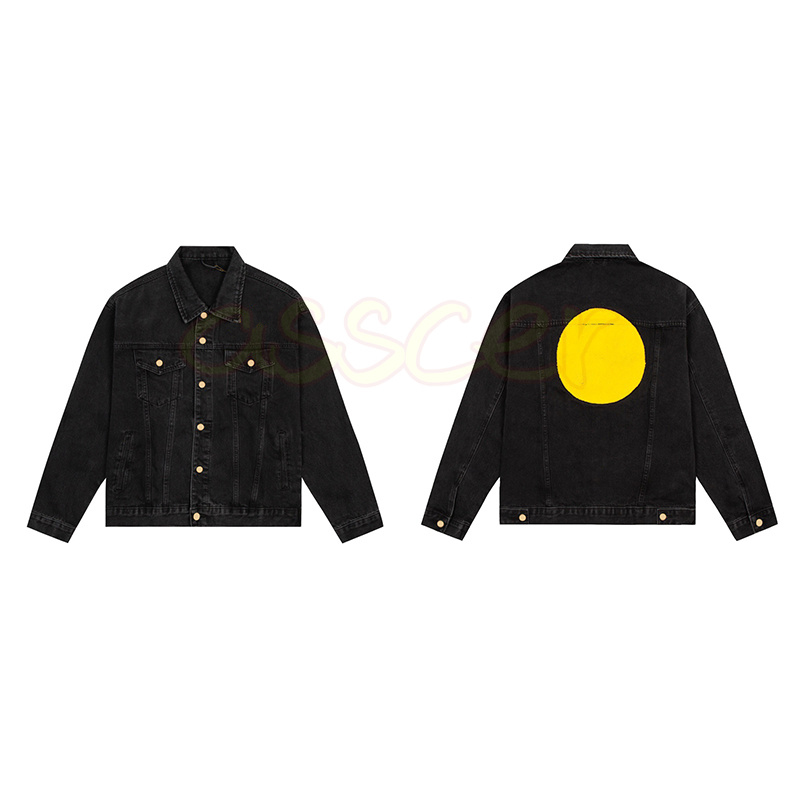 Women Jacket Denim Button Letters Embroidery Coats Designer Lady Outfit Jackets Pocket Jeans Jackets Size S, Black
Women Jacket Denim Button Letters Embroidery Coats Designer Lady Outfit Jackets Pocket Jeans Jackets Size S, Black