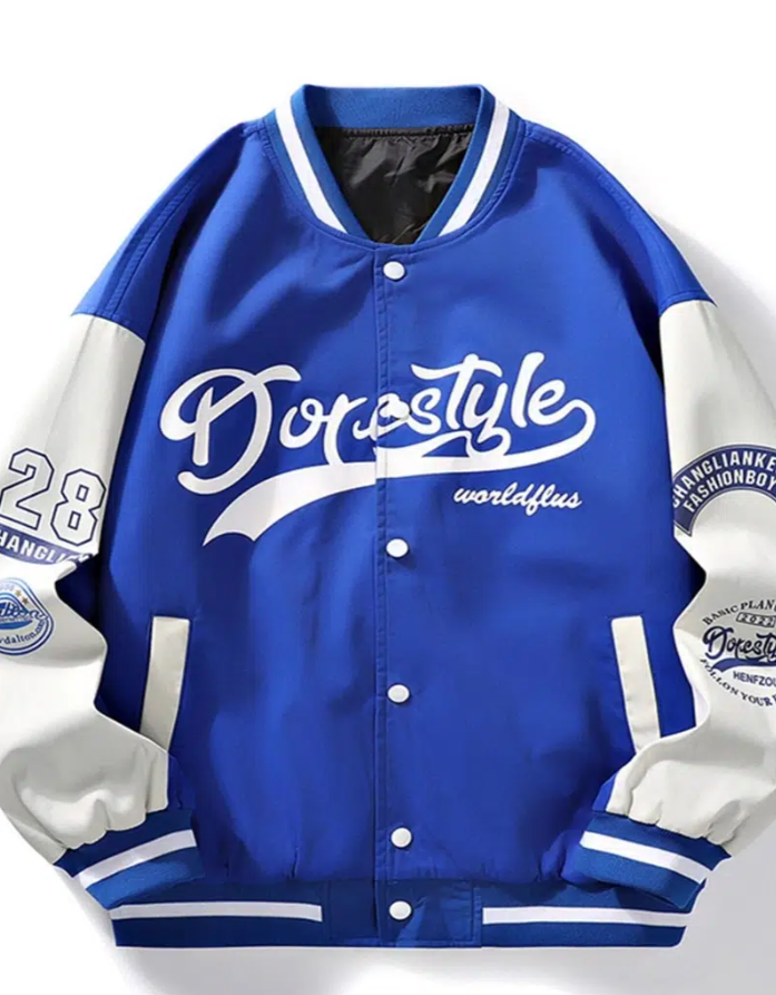 Men's Trendy Royal Blue Baseball Jacket Fashion & Casual / Regular
Men's Trendy Royal Blue Baseball Jacket Fashion & Casual / Regular