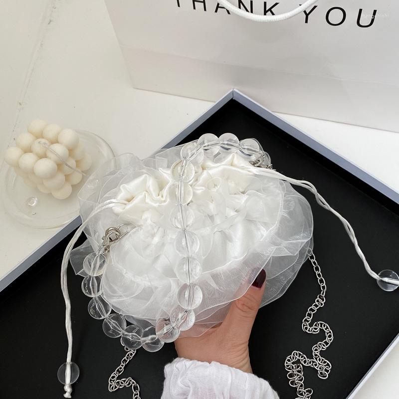 Evening Bags Sweet Lace Round Handbags High Quality Women Crossbody Female Small Fresh Flower Chain Shoulder B023
Evening Bags Sweet Lace Round Handbags High Quality Women Crossbody Female Small Fresh Flower Chain Shoulder B023