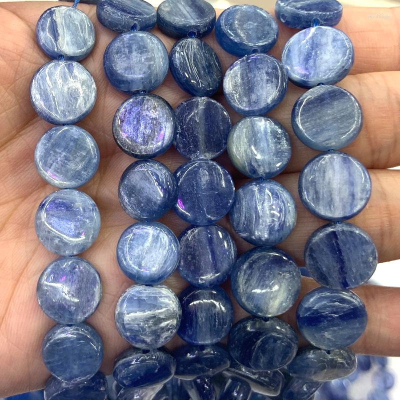 Beads 12mm Natural Kyanite Stone 15'' Blue Coin DIY Loose For Jewelry Making Men Women Bracelets Necklace Gift
Beads 12mm Natural Kyanite Stone 15'' Blue Coin DIY Loose For Jewelry Making Men Women Bracelets Necklace Gift