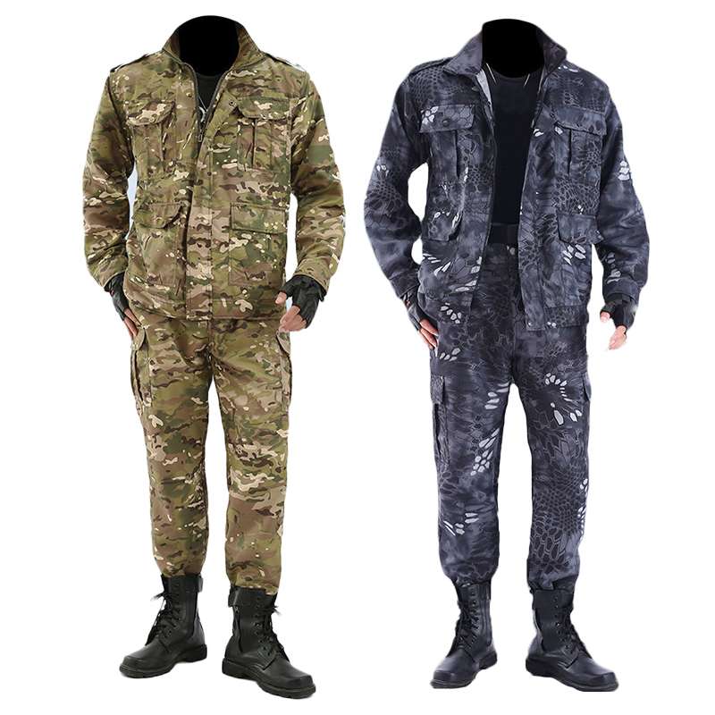 Men's Tracksuits Product Ruins Camouflage Overalls Suit Male Spring And Autumn Wear-resistant Dirt-resistant Tear-resistant Construction Site 221