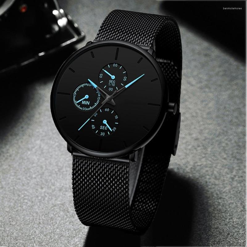 Wristwatches Men Watches Ultra-thin Mesh Steel Quartz Watch Military Sport Casual For Gift Relogio Masculino Clock, L rose gold
Wristwatches Men Watches Ultra-thin Mesh Steel Quartz Watch Military Sport Casual For Gift Relogio Masculino Clock, L rose gold