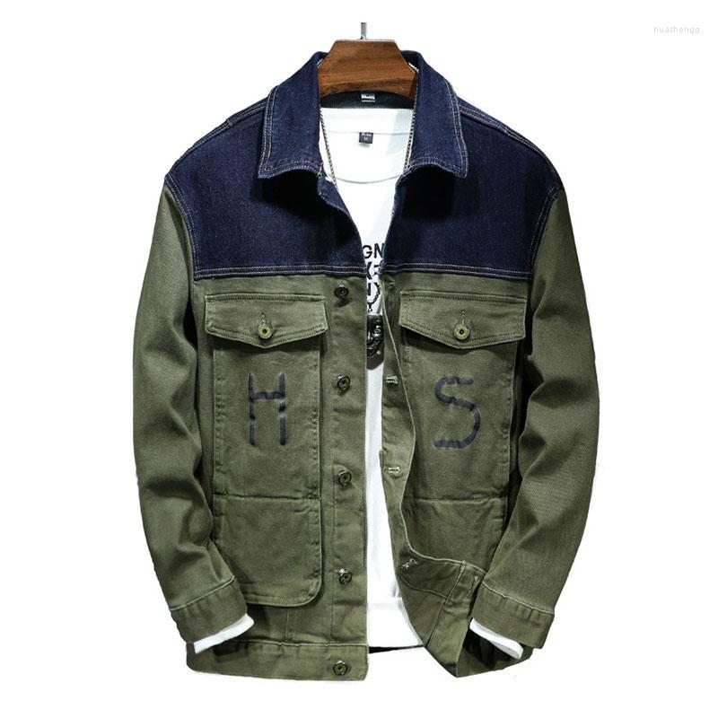 Men's Jackets Men's Mcikkny Men Cargo Casual Jacket Outwear Multi Pockets Letter Printed Trucker Jeans Coats Streetwear, Green
Men's Jackets Men's Mcikkny Men Cargo Casual Jacket Outwear Multi Pockets Letter Printed Trucker Jeans Coats Streetwear, Green