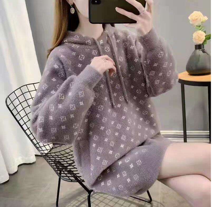 Women's Sweaters for Designer Long Casual Knitted Loose Sweater Tops Dress New Fashion Office Midi Coats, Purple
Women's Sweaters for Designer Long Casual Knitted Loose Sweater Tops Dress New Fashion Office Midi Coats, Purple