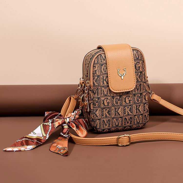 HBP Mini Bag Womens Soft Leather Texture Mobile Bagi Small One Shoulder Crossbody Bags Fashion Versatile Fashions Women's Messenger Bag