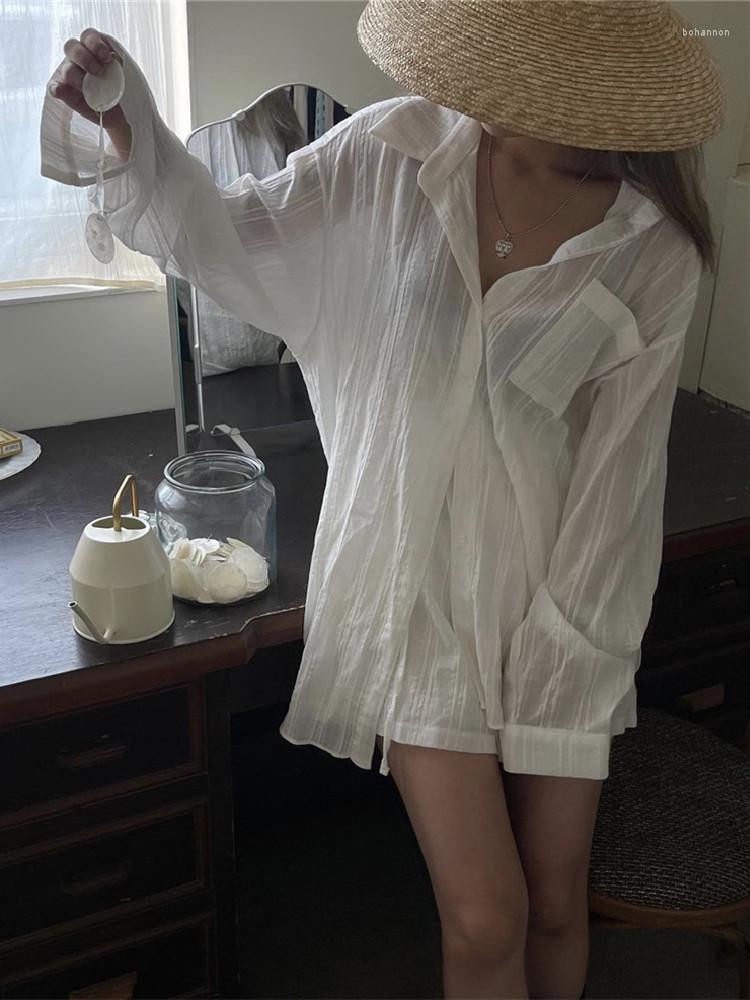 Women's Tracksuits Summer Thin Two Piece Set Women Outfits Single-breasted Long-sleeved Shirt Shorts Suits Casual Loose Ensemble Femme 2, Picture color set
Women's Tracksuits Summer Thin Two Piece Set Women Outfits Single-breasted Long-sleeved Shirt Shorts Suits Casual Loose Ensemble Femme 2, Picture color set