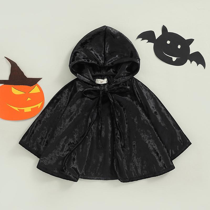 Coat 1-5T Baby Halloween Double Layer Thickened Gold Velvet Hooded Cloak Children's Lace Up Solid Color Cape Cosplay Costume, Black
Coat 1-5T Baby Halloween Double Layer Thickened Gold Velvet Hooded Cloak Children's Lace Up Solid Color Cape Cosplay Costume, Black