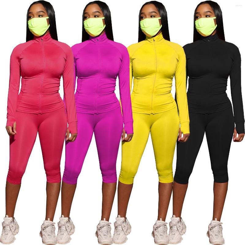 Women' Two Piece Pants Zaggin 2022 Autumn Women Solid 4-color 2-Piece Suit Casual Lady Zipper Stand Collar Full Sleeve Jacket Calf-length, Black
Women' Two Piece Pants Zaggin 2022 Autumn Women Solid 4-color 2-Piece Suit Casual Lady Zipper Stand Collar Full Sleeve Jacket Calf-length, Black