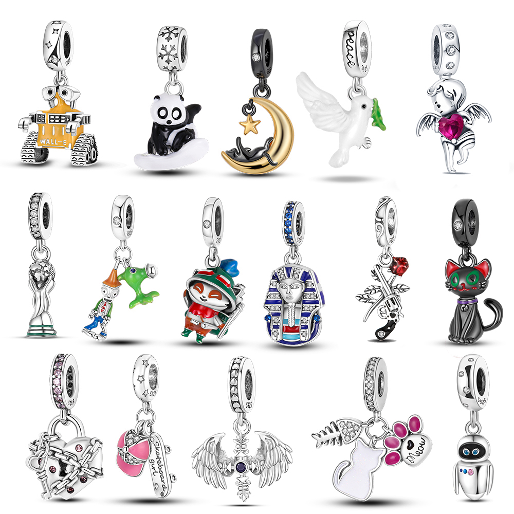 925 Silver Fit Pandora Charm 925 Bracelet women DIY Jewelry Gift Love charms set Pendant DIY Fine Beads Jewelry
925 Silver Fit Pandora Charm 925 Bracelet women DIY Jewelry Gift Love charms set Pendant DIY Fine Beads Jewelry