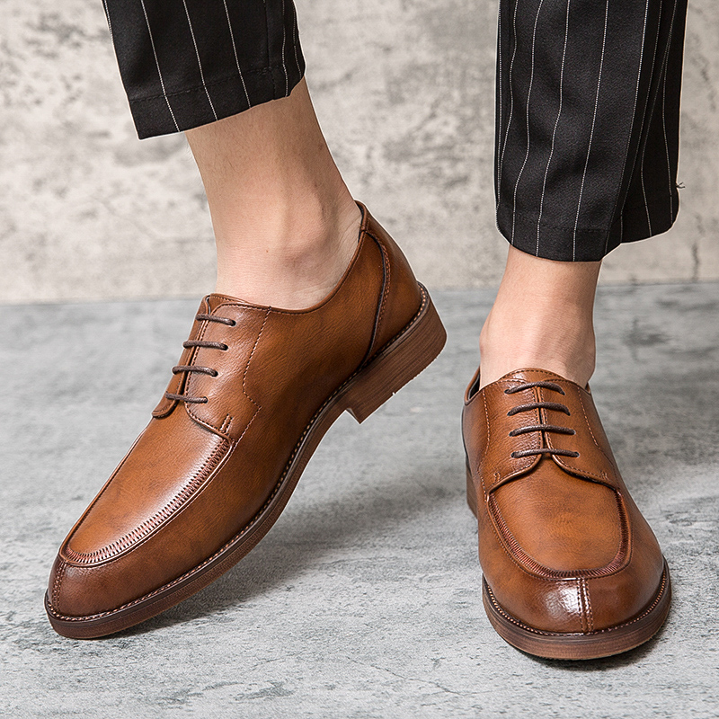 Luxury vegan brogue oxford shoes stitching pointed toe retro men's fashion formal casual shoes business shoes multi-size 38-47, Black
Luxury vegan brogue oxford shoes stitching pointed toe retro men's fashion formal casual shoes business shoes multi-size 38-47, Black
