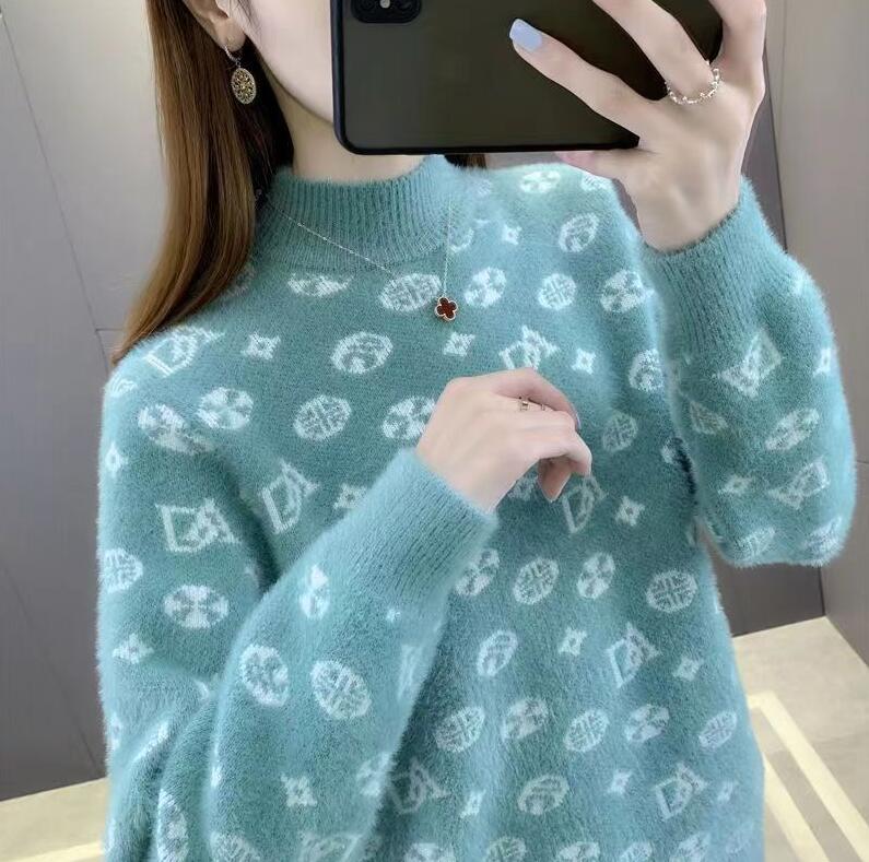Women's Sweaters Designer O-Neck Knit Thick Pullover Long Sleeve Loose Mid-length Jumpers Dress top, 10
Women's Sweaters Designer O-Neck Knit Thick Pullover Long Sleeve Loose Mid-length Jumpers Dress top, 10