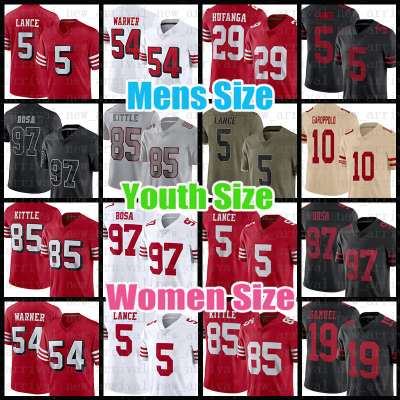 Talanoa Hufanga George Kittle Football Jersey San Francisco 49ers Nick Bosa Trey Lance Deebo Samuel Jimmy Garoppolo Fred Warner Kyle Juszczyk Jerry Rice Williams, Mens-49r
Talanoa Hufanga George Kittle Football Jersey San Francisco 49ers Nick Bosa Trey Lance Deebo Samuel Jimmy Garoppolo Fred Warner Kyle Juszczyk Jerry Rice Williams, Mens-49r