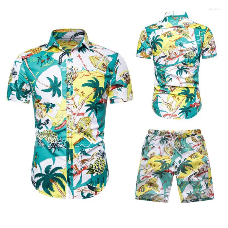 Men' Tracksuits Men' 2022 Summer Floral Print Shirts Men 2 Pieces Sets Fashion Hawaiian Short Sleeve Shorts Set Casual Clothing
Men' Tracksuits Men' 2022 Summer Floral Print Shirts Men 2 Pieces Sets Fashion Hawaiian Short Sleeve Shorts Set Casual Clothing
