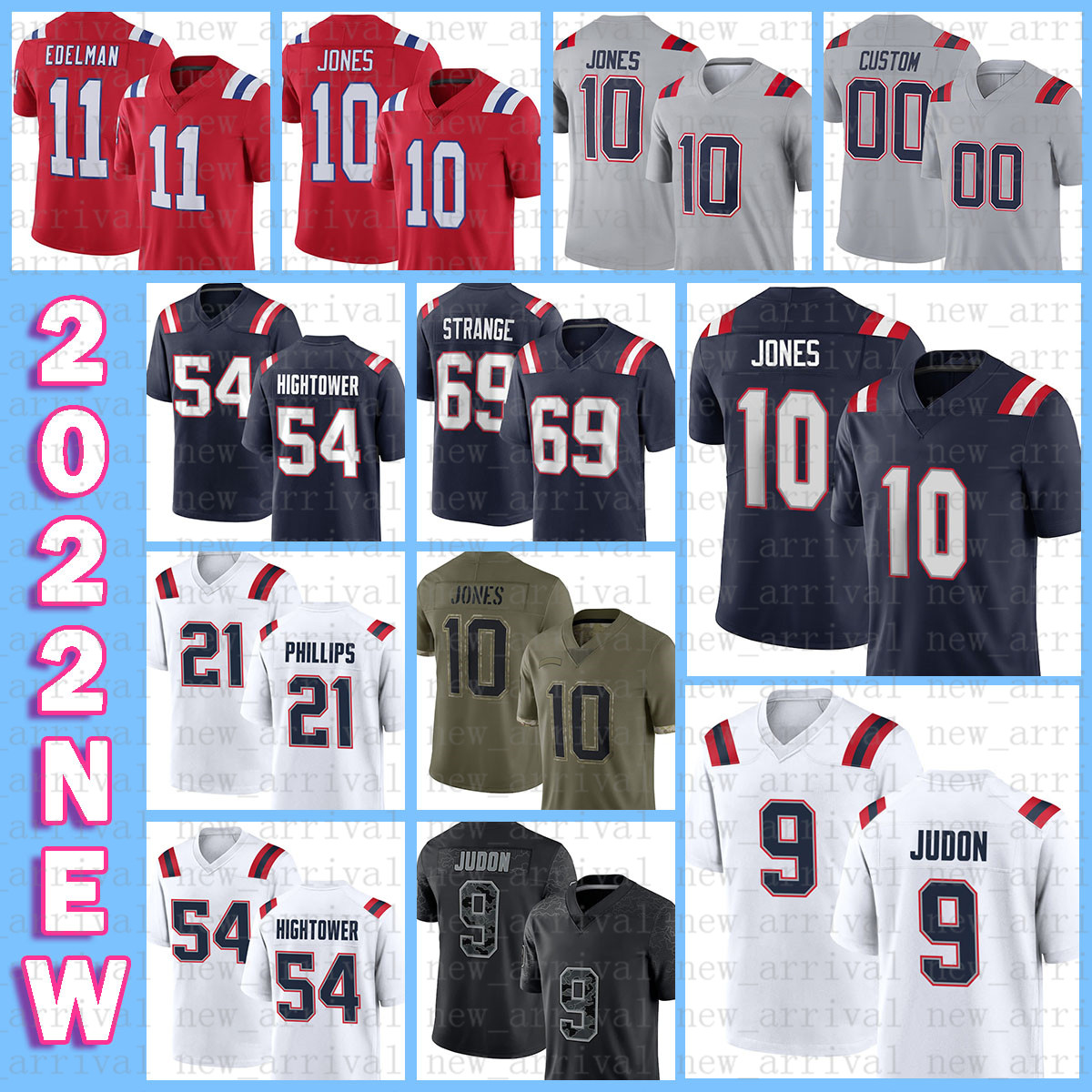 Mac Jones Julian Edelman Football Jersey Matt Judon Cole Strange Patriots Kendrick Bourne James White Jonnu Smith Christian Barmore DeVante Parker Jakobi Meyers, Women(size:s-xxl)-agz
Mac Jones Julian Edelman Football Jersey Matt Judon Cole Strange Patriots Kendrick Bourne James White Jonnu Smith Christian Barmore DeVante Parker Jakobi Meyers, Women(size:s-xxl)-agz