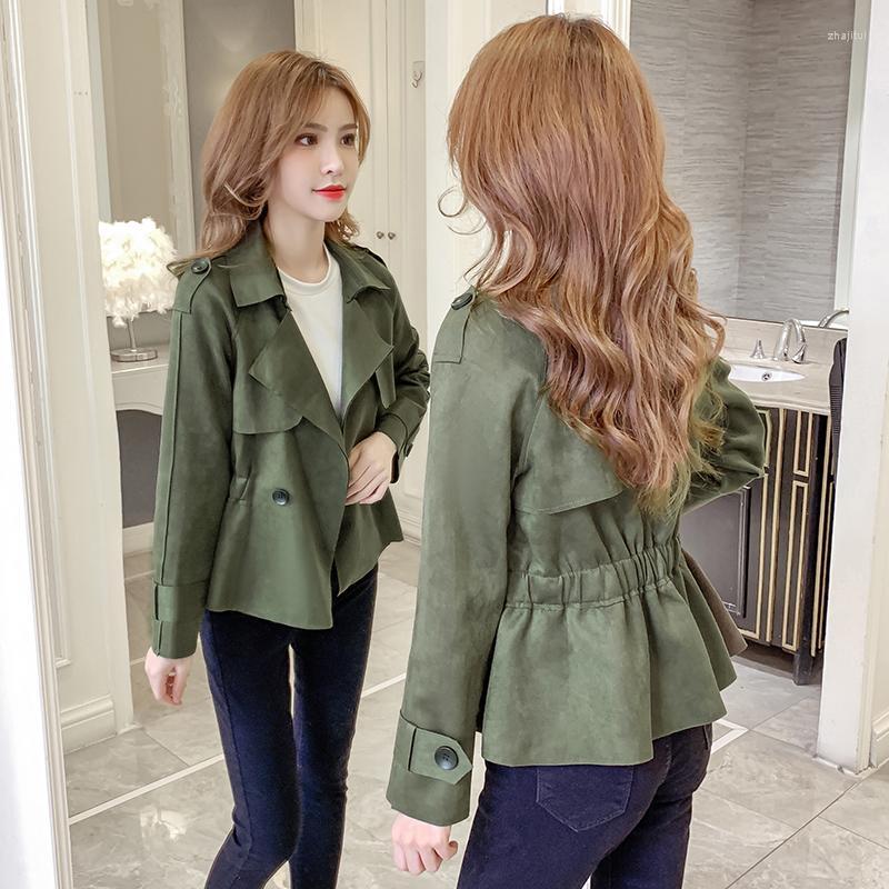 Women' Jackets Women' 2022 Women Spring Autumn Fashion Deerskin Velvet Coats Female Slim Long Sleeve Ladies Solid Color Casual, Army green
Women' Jackets Women' 2022 Women Spring Autumn Fashion Deerskin Velvet Coats Female Slim Long Sleeve Ladies Solid Color Casual, Army green