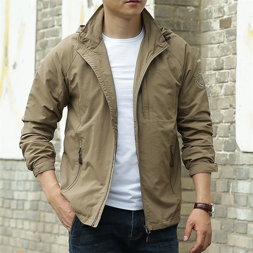 Mens Jackets Outdoor Hiking Camping Waterproof Hooded Windbreaker Coat Autumn Casual Tactics Military Men 6XL 220930, Navy blue
Mens Jackets Outdoor Hiking Camping Waterproof Hooded Windbreaker Coat Autumn Casual Tactics Military Men 6XL 220930, Navy blue