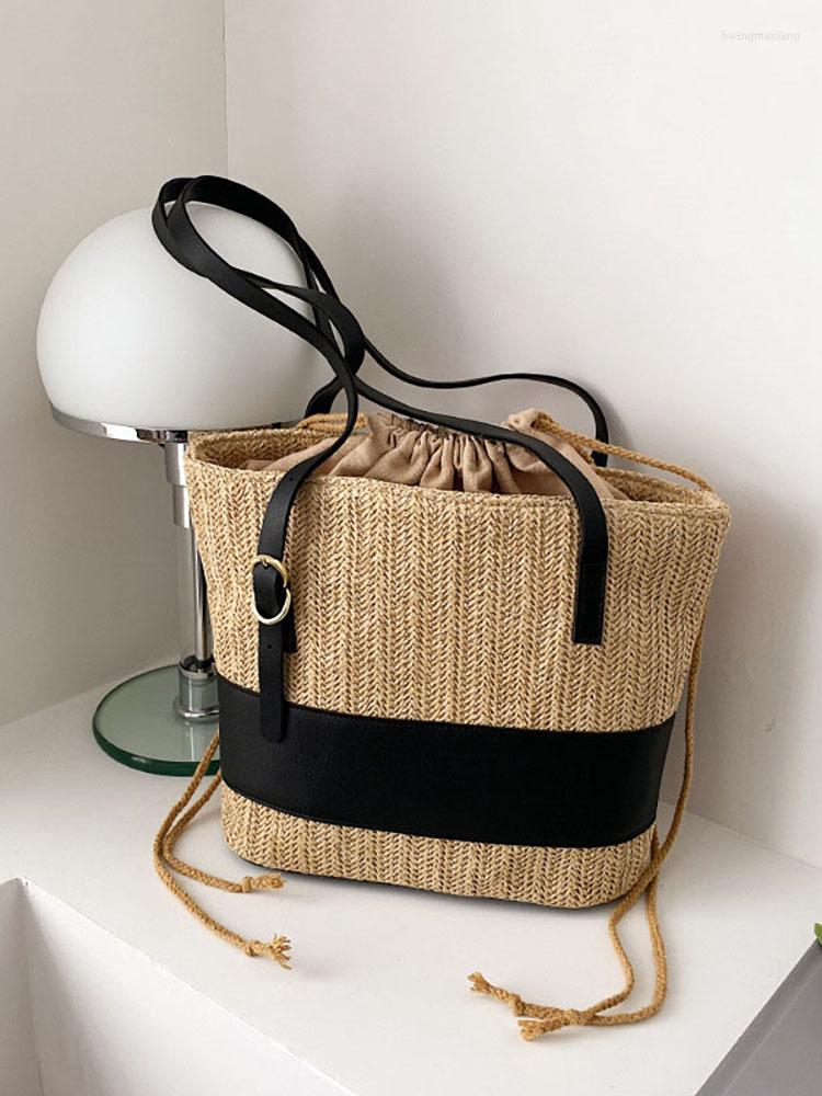 Evening Bags Summer Beach Women's Bag Top Handle Designer Straw Weaving Underarm Shoulder For Women Fashion Casual Handbags 2022 Trend, Style a black
Evening Bags Summer Beach Women's Bag Top Handle Designer Straw Weaving Underarm Shoulder For Women Fashion Casual Handbags 2022 Trend, Style a black