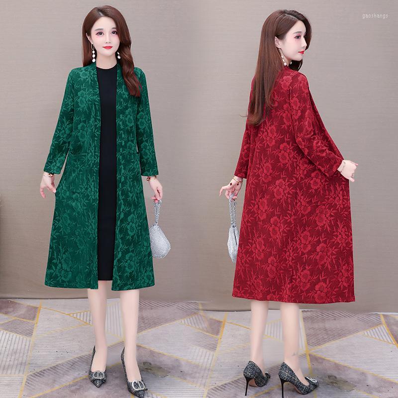 Women's Trench Coats Spring Coat Women's Cardigan Mid Length Mother's February And August Windbreaker Plus Size Loose Knitting, Green
Women's Trench Coats Spring Coat Women's Cardigan Mid Length Mother's February And August Windbreaker Plus Size Loose Knitting, Green