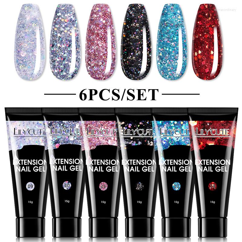 Nail Art Kits LILYCUTE 15ML Extension Gel Polish Kit Quick Manicure Set Finger Extend Mold Brush Tool Ongles
Nail Art Kits LILYCUTE 15ML Extension Gel Polish Kit Quick Manicure Set Finger Extend Mold Brush Tool Ongles