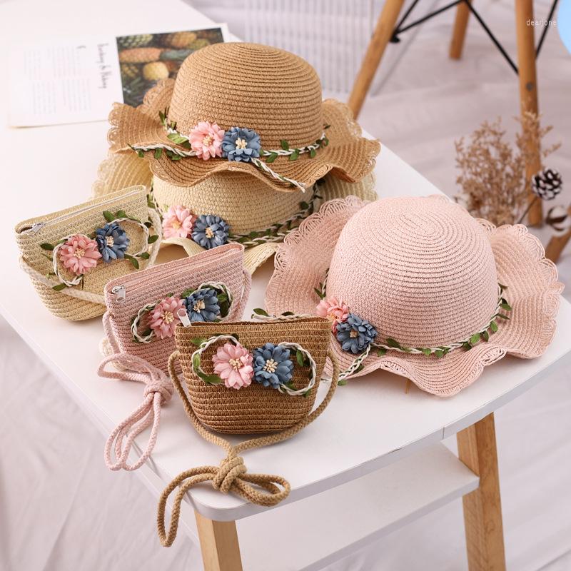 Hats Girl Children Straw Hat Bagbags 2Pcs Set Summer Kids Baby Cute Sweet Flowers Sun Breathable Sunscreen Beach Gorros, Green bag
Hats Girl Children Straw Hat Bagbags 2Pcs Set Summer Kids Baby Cute Sweet Flowers Sun Breathable Sunscreen Beach Gorros, Green bag