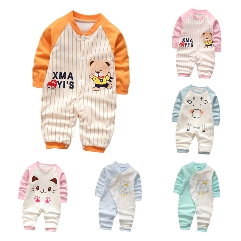 Footies Autumn Spring Cotton Cartoon Bear Cat Toddler Romper Boy Clothes born Baby Girl Clothing Infant Jumpsuit for Baby Clothes 2201006
Footies Autumn Spring Cotton Cartoon Bear Cat Toddler Romper Boy Clothes born Baby Girl Clothing Infant Jumpsuit for Baby Clothes 2201006