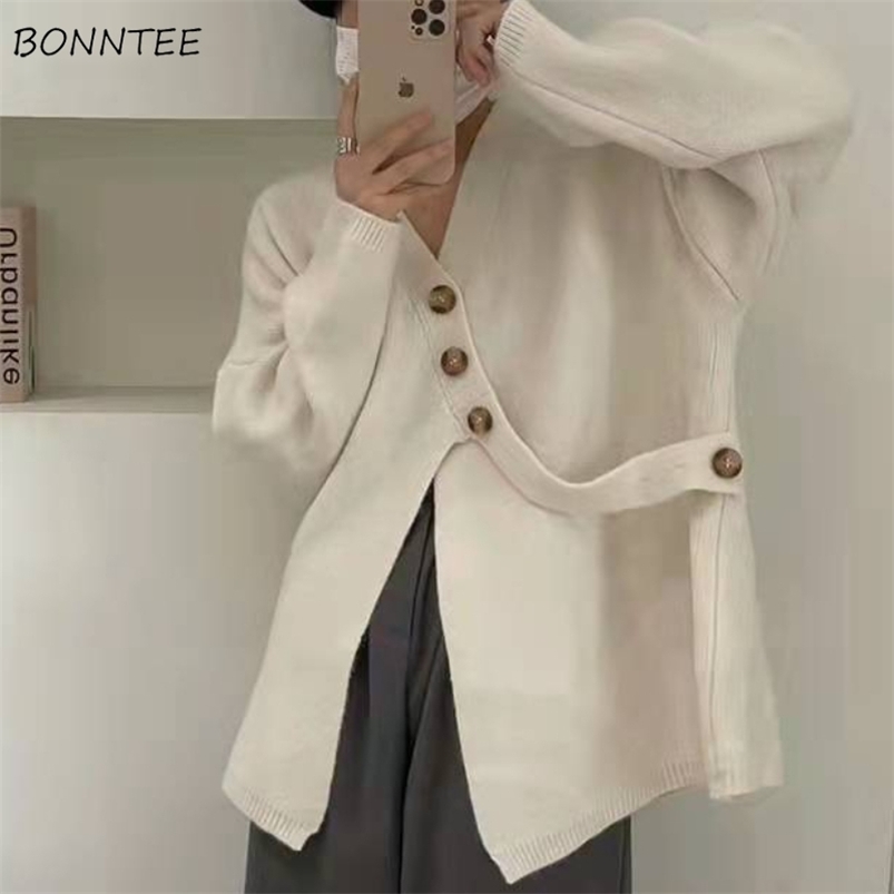 Women' Knits Tees Cardigan Women Solid Colorful Ulzzang Button Fashion Design Winter Cloth Streetwear Simple Lovely Elegant Ladies Cozy Ins 221006, Beige
Women' Knits Tees Cardigan Women Solid Colorful Ulzzang Button Fashion Design Winter Cloth Streetwear Simple Lovely Elegant Ladies Cozy Ins 221006, Beige