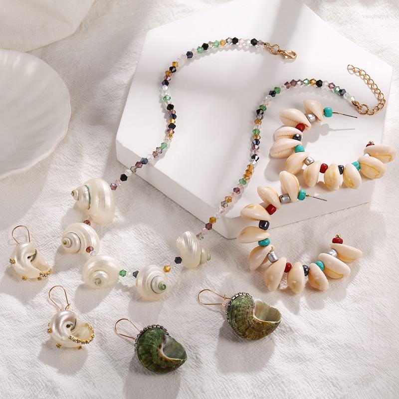 Necklace Earrings Set Match-Right Fashion Jewelry Shell Hoop Dangle Hanging Earring Colorful Bead Conch Pendant For Women SR1072, Picture shown
Necklace Earrings Set Match-Right Fashion Jewelry Shell Hoop Dangle Hanging Earring Colorful Bead Conch Pendant For Women SR1072, Picture shown