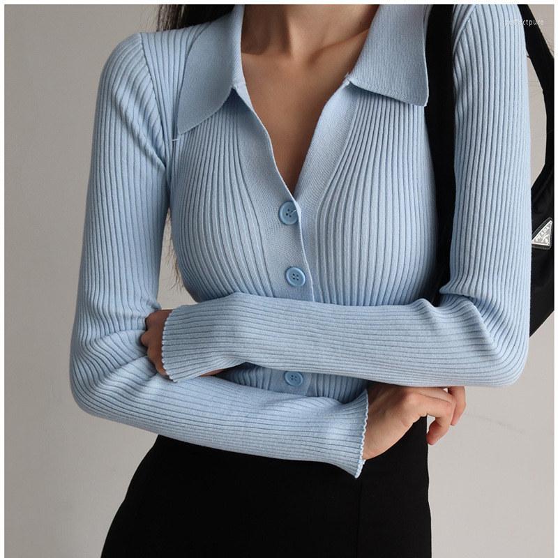 Women's Knits Turn-down Collar Slim Cardigan Coat Pit Strip Buckle Sexy V-Neck Long Sleeve Knitted Sweater, Blue
Women's Knits Turn-down Collar Slim Cardigan Coat Pit Strip Buckle Sexy V-Neck Long Sleeve Knitted Sweater, Blue