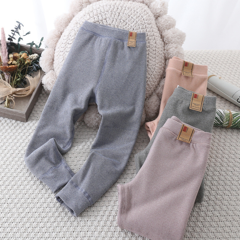 Leggings Tights Children Warm Pants Cotton Winter Thick Trousers Kids Girls Running Stretch Long 221006
