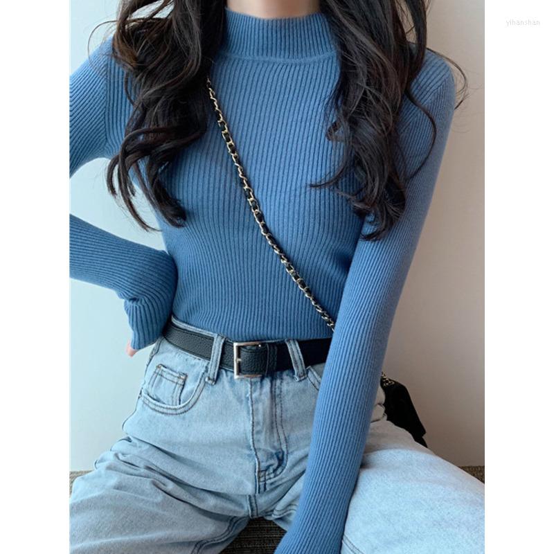 Women's Sweaters Sweet Women Pullover Sweater 2022 Slim Half High Collar Knitting Long Sleeve Solid Fashion All-match Commuter, Big red
Women's Sweaters Sweet Women Pullover Sweater 2022 Slim Half High Collar Knitting Long Sleeve Solid Fashion All-match Commuter, Big red