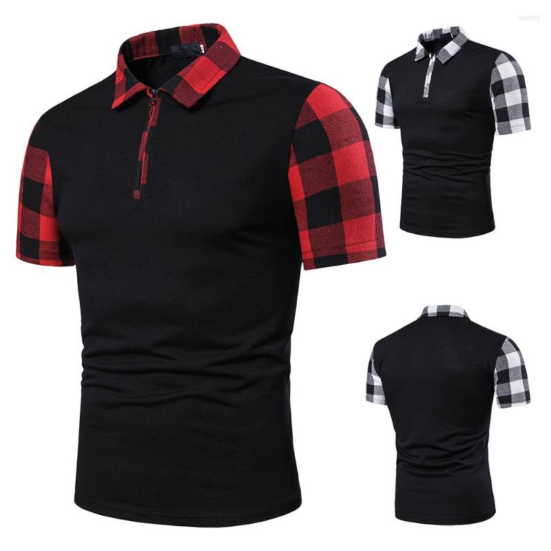 Men' Polos Men' Short Sleeve Polo Pure Color Big Body Collar Arm Grid Tie-in Cross-border, Black
Men' Polos Men' Short Sleeve Polo Pure Color Big Body Collar Arm Grid Tie-in Cross-border, Black