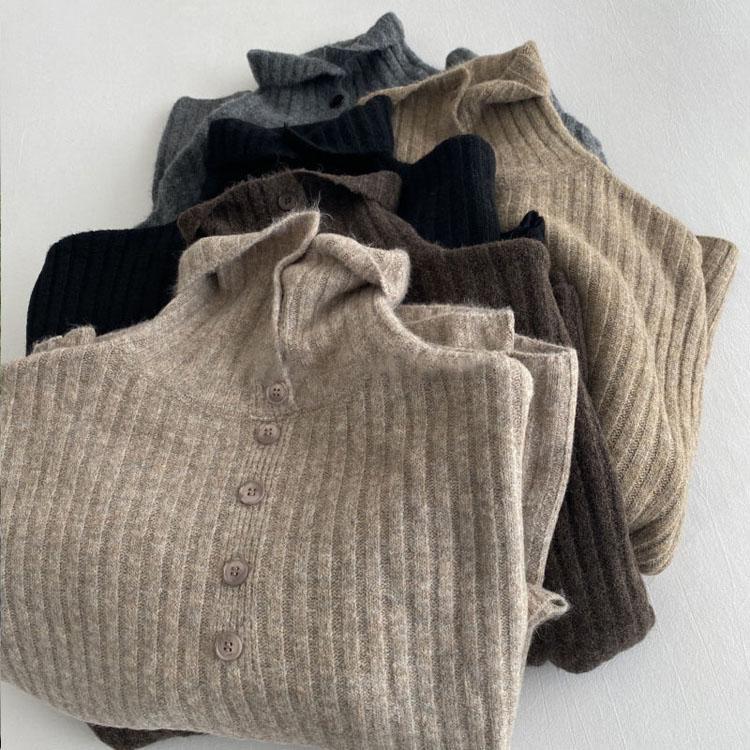 Women's Sweaters ZOKI Pullover Women Turtleneck Sweater Fashion Button Long Sleeve Winter Loose Knitted Jumper Casual Designed Female Coat, Black
Women's Sweaters ZOKI Pullover Women Turtleneck Sweater Fashion Button Long Sleeve Winter Loose Knitted Jumper Casual Designed Female Coat, Black